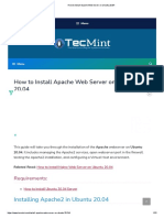 How To Install Apache Web Server On Ubuntu 20.04
