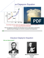 Clausius-Clapeyron Equation: Liquid Solid