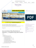 Can We Achieve Blue Revolution - Tech Urdu