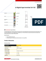 KL1002 - 2-Channel Digital Input Terminal 24 V DC: Product Information