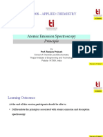 A. Atomic Emission Spectroscopy - Principle