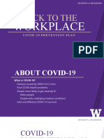 COVID 19 Back To Workplace Training