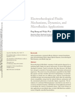 Electrorheological Fluids - Mechanisms, Dynamics, and Microfluidics Applications