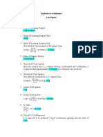 Synthesis of Cyclohexene Lab Report