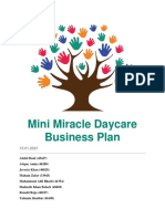 Mini Miracle Daycare Business Plan