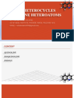 Fused Heterocycles With One Heteroatoms: by - Vishal Singh Solanki A.P. at Ideal Institute, Posheri, Wada, Palghar, M.H