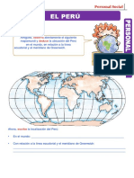 El Perú para Cuarto Grado de Primaria