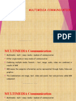 Introduction of Multimedia Communications