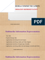 Multimedia Communication: Topic: Information Representation