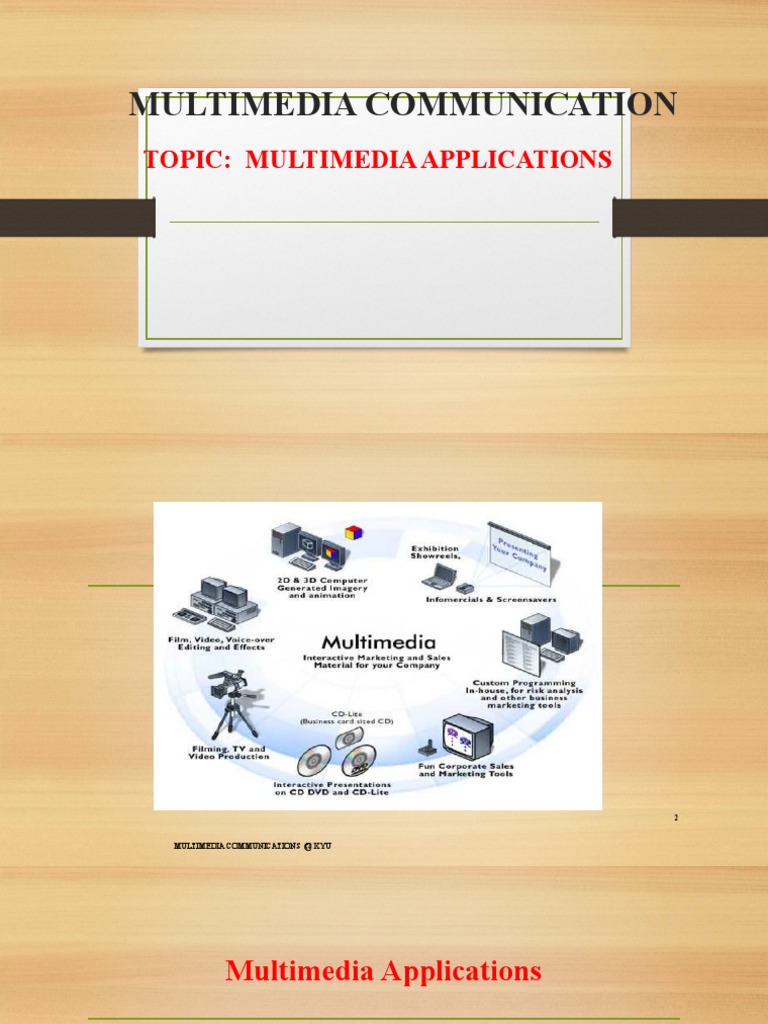 Multimedia Applications | PDF | Voice Over Ip | Multimedia