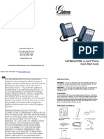 GXP280/GXP285 1-Line IP Phone Quick Start Guide: More User Manuals On