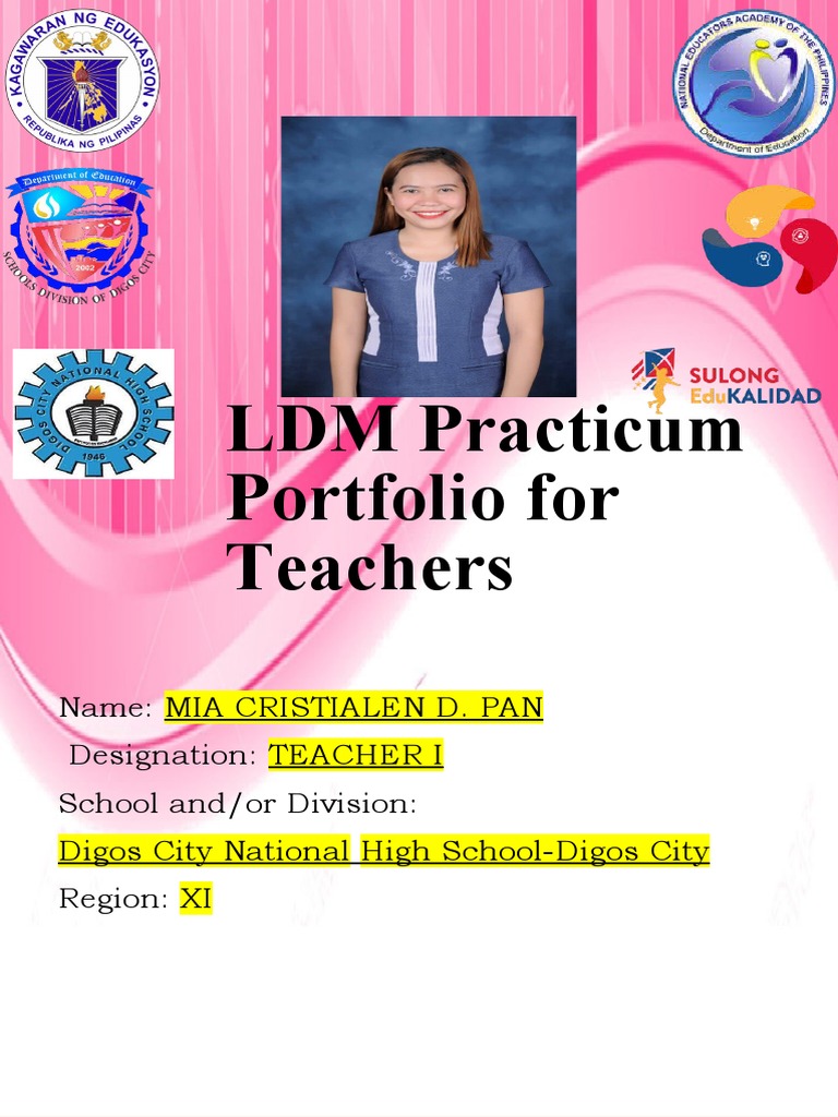 LDM Practicum Portfolio For Teachers | PDF | Educational Technology ...