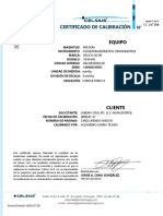 Certificado de Calibración 2020-Tensiometro Welch Allyn Pared 140908230965