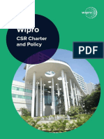 Wipro: CSR Charter and Policy