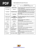 Download Daily Schedule for Preschool by Child Care Business Owner SN51947429 doc pdf