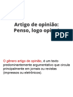 ARTIGO DE OPINIÃO