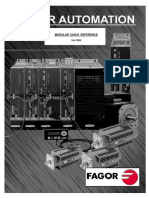 Fagor Modular Drives and Motors Quick Reference