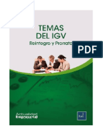 4. Temas del IGV - Reintegro y Prorrata 2019