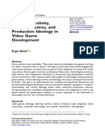 Bulut - 2020 - White Masculinity, Creative Sesires, and Production Ideology in Video Game Development