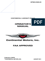 Operator'S Manual: Continental® Aircraft Engine