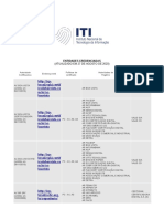 Entidades credenciadas atualizadas em 27 de agosto de 2020