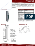 Medidor de Consumo sdm120d Sibratec