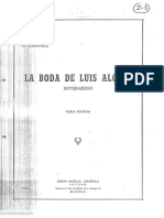 La Boda de Luis Alonso Score