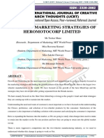 A Study On Marketing Strategies of Heromotocorp Limited