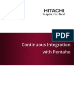 Continuous Integrating With Pentaho