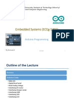 Embedded Systems (Eceg-5702) : Arduino Programming