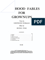 Fine - Childhood Fables For Grownups