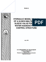 Hydraulic Model Studies OF A 52-Inch Multiported Sleeve Valve For Sixth Water Aqueduct Flow Control Structure