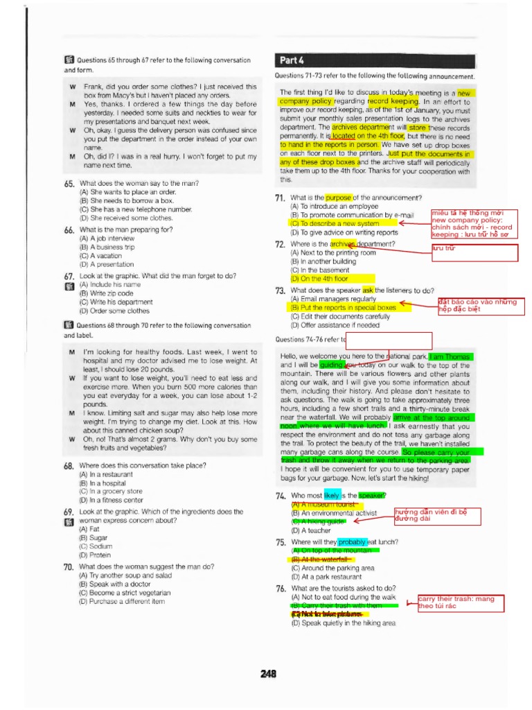 Script Part 4 - Test 1 T7CN | PDF