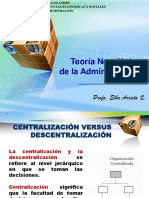 Centralizacion y Desentralizacion