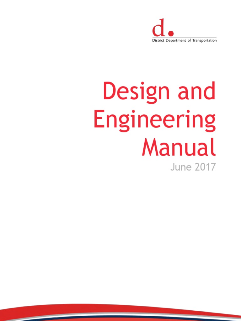 Design and Engineering Manual: June 2017 | PDF | Lane | Street