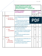 Nasra Schools Karachi Mid Term Syllabus: 2020-21 Social Studies: Class: Viii