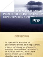 Proyecto Hipertensión Arterial