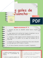 Registro de Lectura N°3 Los Goles de Juancho