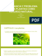 Importancia y Problema de Las Plantas Como Recurso