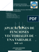 Aplicaciones Del Calculo Vectorial