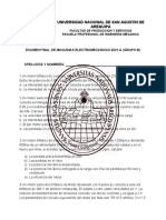 Examen de Maquinas Electromecanicas Grupo B