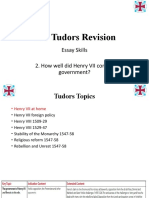 Y13 Tudors Revision Essay Skills 2