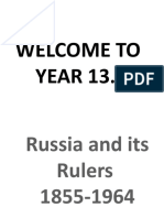 Russia's Rulers: 1855-1964