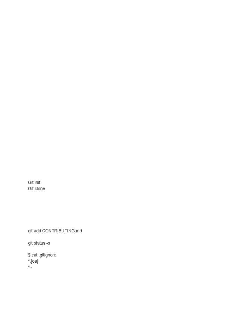 Git Init | PDF | Home & Garden | Computers