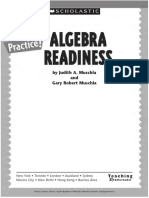 Practice Practice Practice - Algebra Readiness
