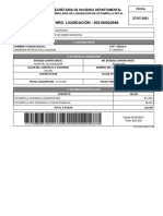 Formulario de liquidación de estampilla departamental