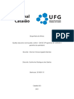 QA/QC na Engenharia de Minas