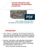 Code of Practice For Safety and Quality Assurance in The Artisanal Fisheries Sub Sector