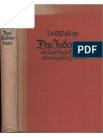 Passarge, Siegfried - Das Judentum Als Landschaftskundlich-Ethnologisches Problem (1929, 473 S., Scan, Fraktur)