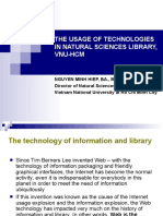 The Usage of Technologies in Natural Sciences Library, VNU-HCM